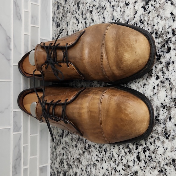 Light Brown Allen Edmonds Lexington Cap-Toe Leather Oxford Dress Shoes sz 10 D - Picture 2 of 6